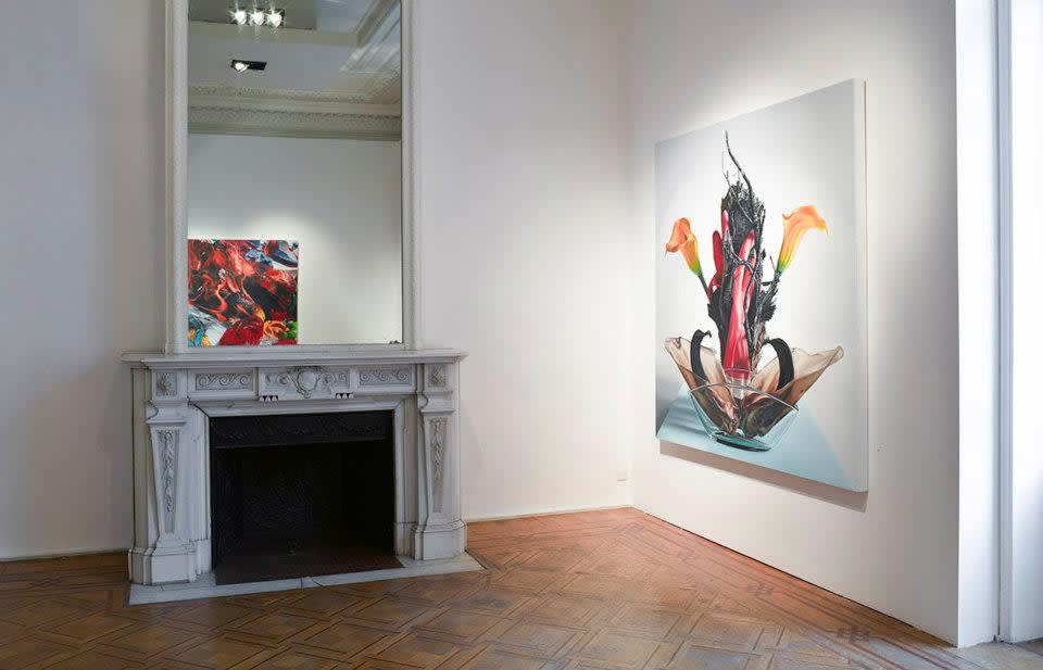 "Till Rabus - Fearless Realism": exhibition view Aeroplastics, Rue Blanche Str., Brussels, 2013.