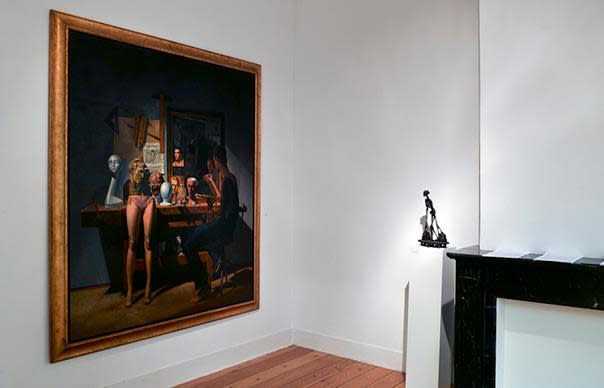'Hoodoo Eternity': exhibition view / Aeroplastics @ Rue Blanche Str., 2012 /works by Mikel GLASS and DOYLE & MALLINSON