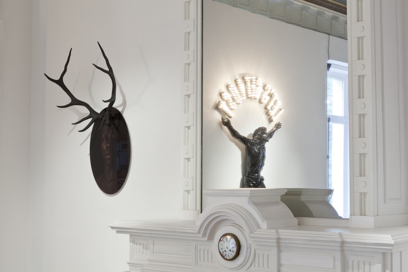 Carlos Aires 'I've got you under my skin' installation view at Aeroplastics, Rue Blanche, 2011