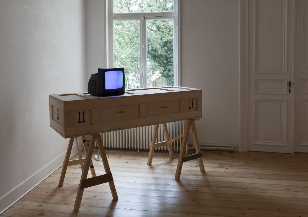 Carlos Aires 'I've got you under my skin' installation view at Aeroplastics, Rue Blanche, 2011