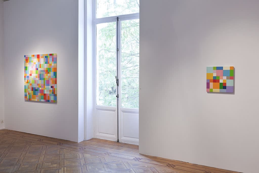 Georges Meurant 'Au coeur de la surface' (Deep Inside): exhibition view / Aeroplastics, Rue Blanche Str., Brussels, 2011 / ph: Vincent Everarts