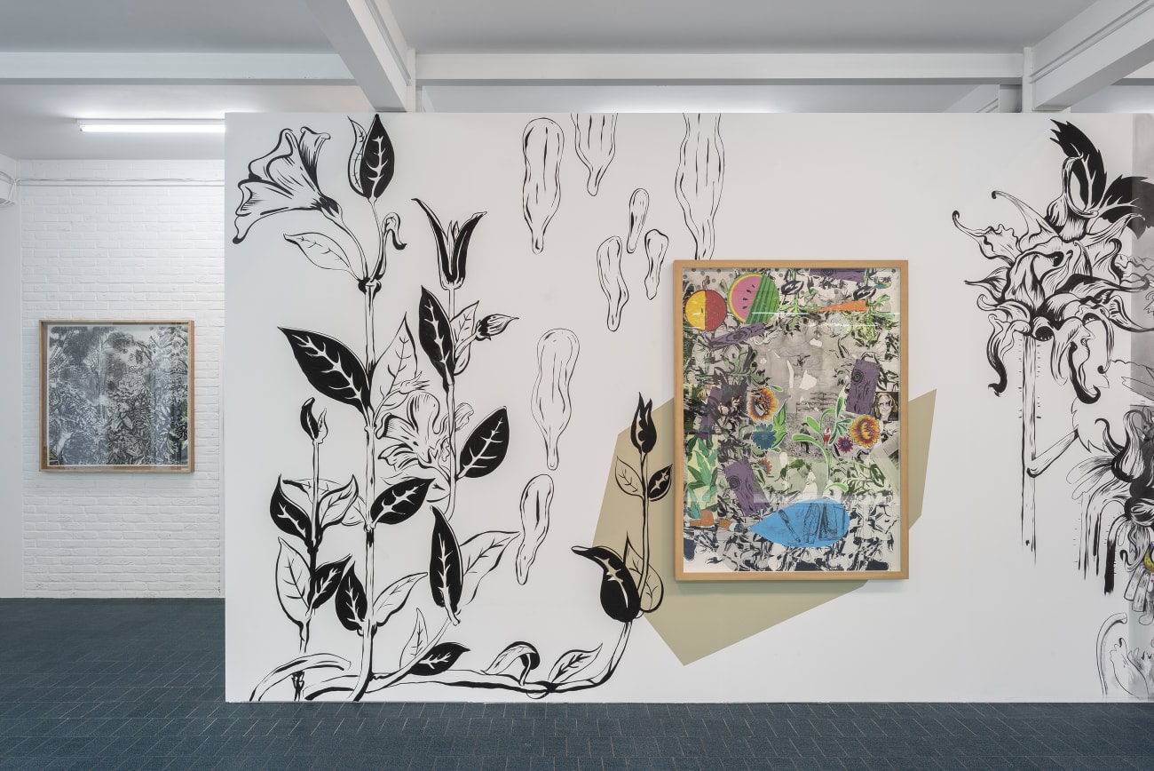 Installation view: Florentine & Alexandre LAMARCHE-OVIZE. 'Hyacinthe' Aeroplastics @ WASHINGTON186, Brussels, 2018. Ph: HV Studio.