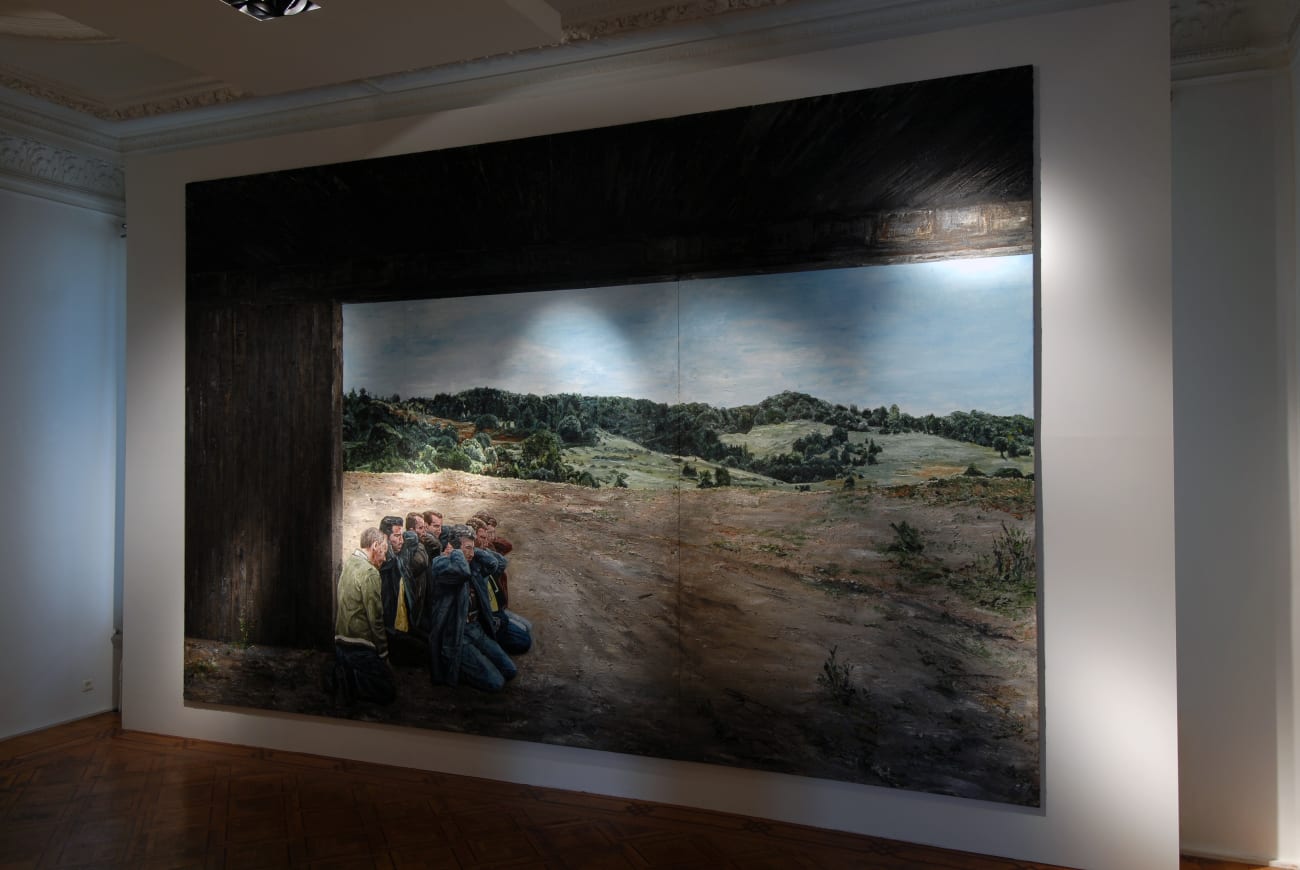 Ronald Ophuis 'Endgame': exhibition view Aeroplastics, Rue Blanche, 2007