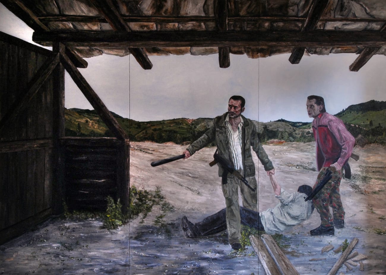 Ronald Ophuis 'Endgame': exhibition view Aeroplastics, Rue Blanche, 2007