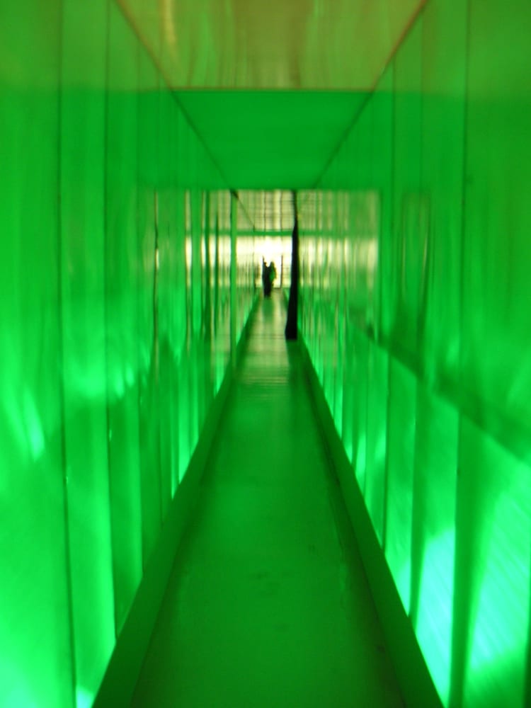 Boost in the Shell - The Pursued: exhibition view at De Bond, Bruges, 2005.