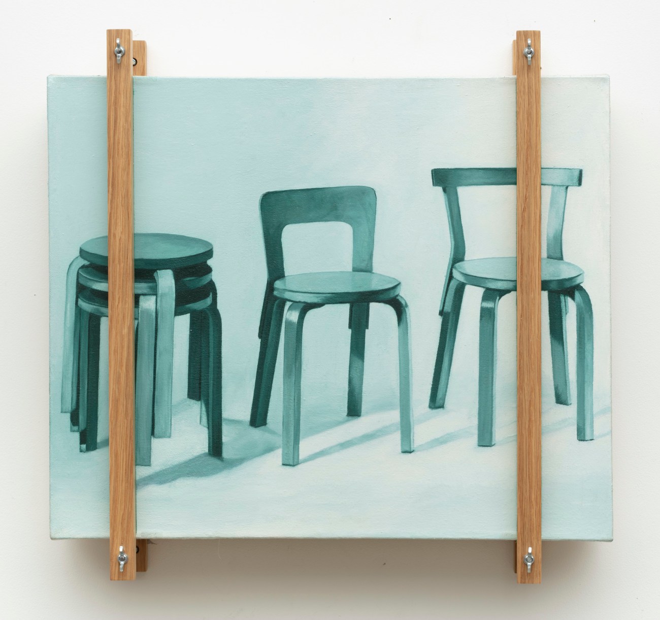 Bags, machine, chairs