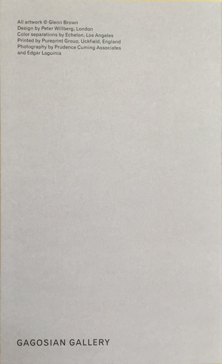 Cover for Gagosian Frieze foldout giveaway