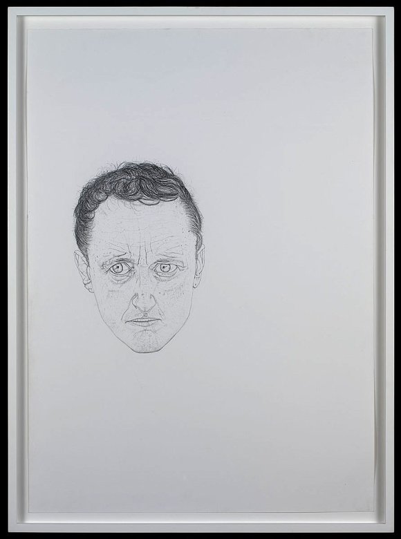 Self-portrait #1, 2008  pencil on paper