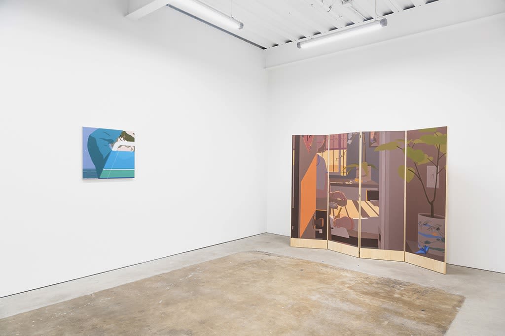 installation view of Adrian Kay Wong's exhibition 