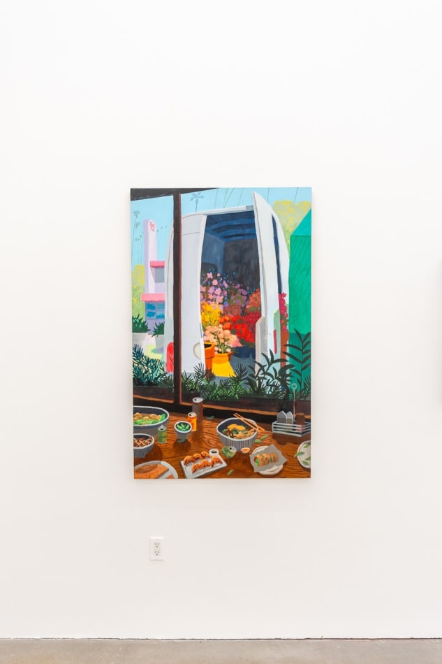 Installation image of Nicholas Bono Kennedy's artwork at Hashimoto Contemporary LA