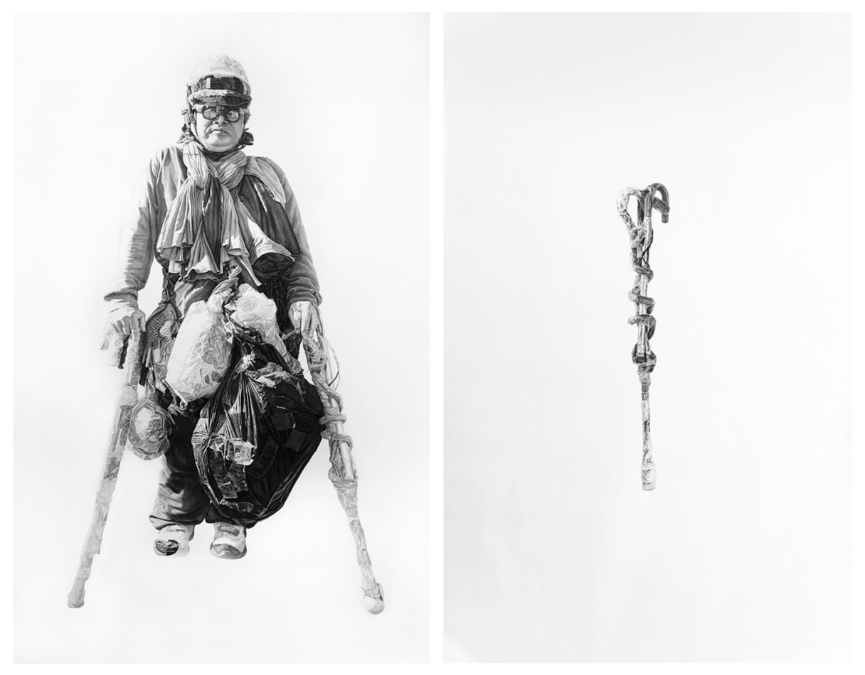 Joel Daniel Phillips, Jack #2 & Jack's Cane (Diptych), 2016