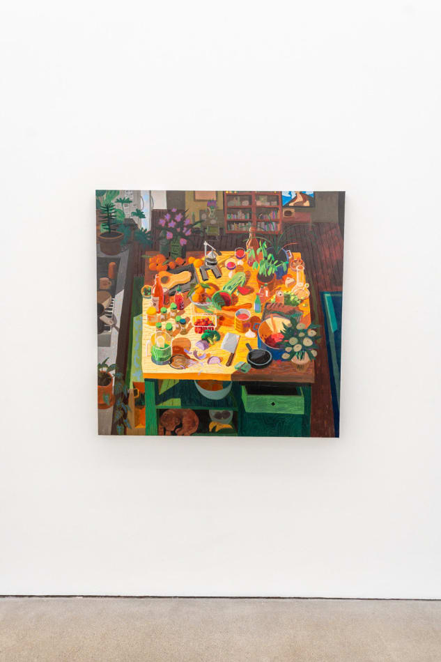 Installation image of Nicholas Bono Kennedy's artwork at Hashimoto Contemporary LA