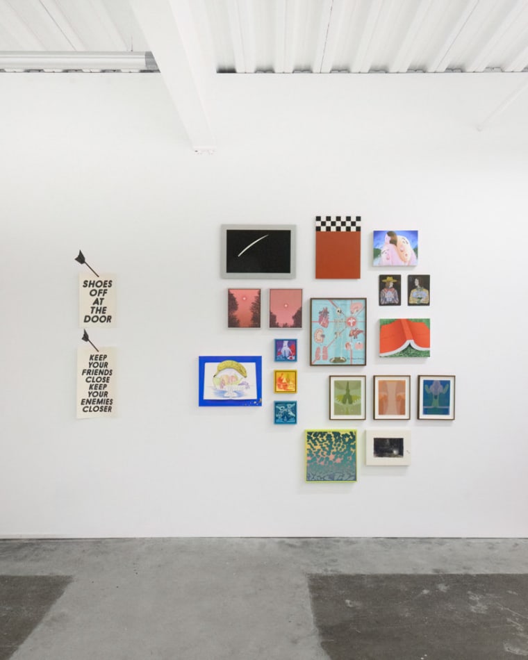 Installation view of 