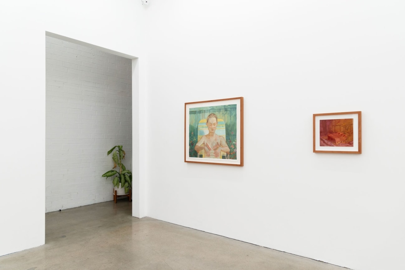 Installation image of painting at Hashimoto Contemporary Los Angeles