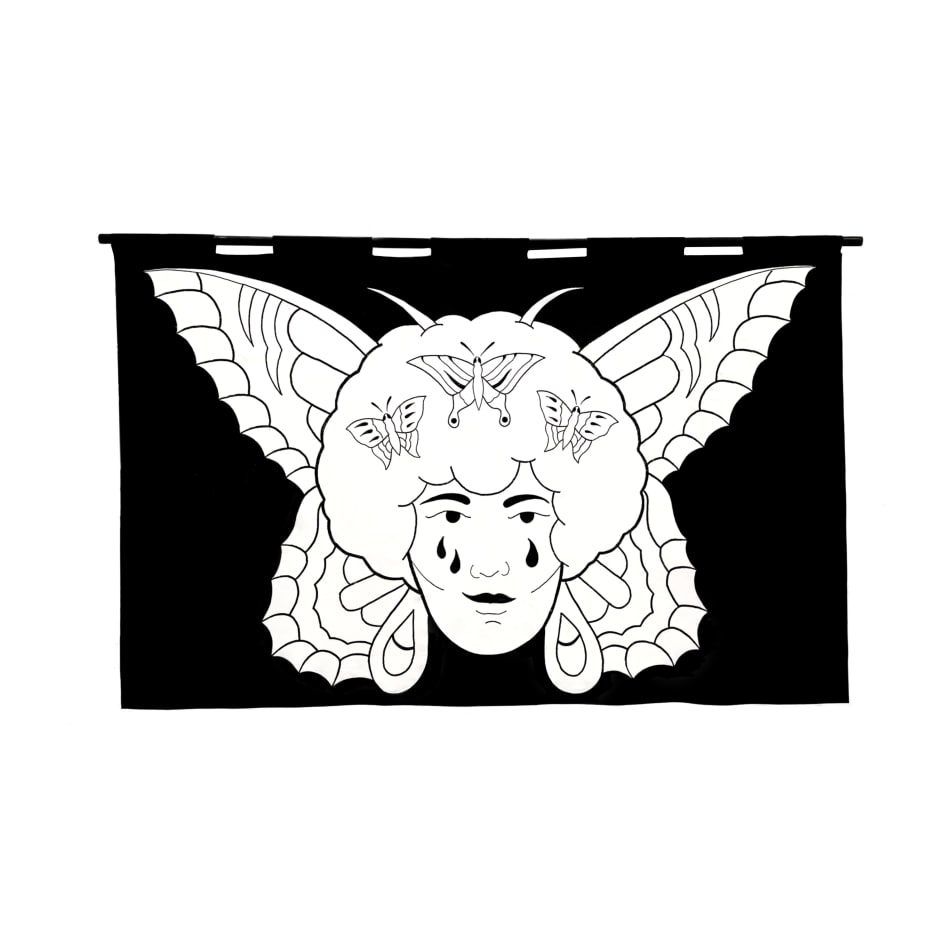 Christopher Martin, Lady Butterfly Face, 2021