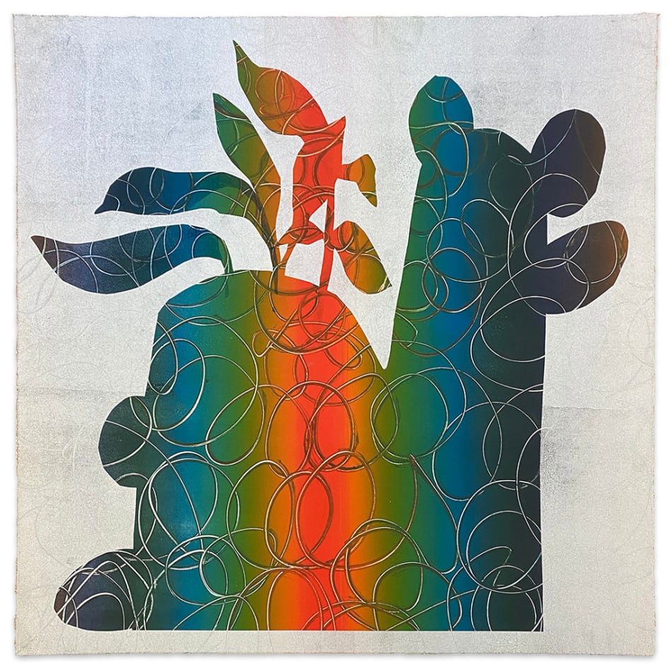 Karen Lederer abstract monoprint