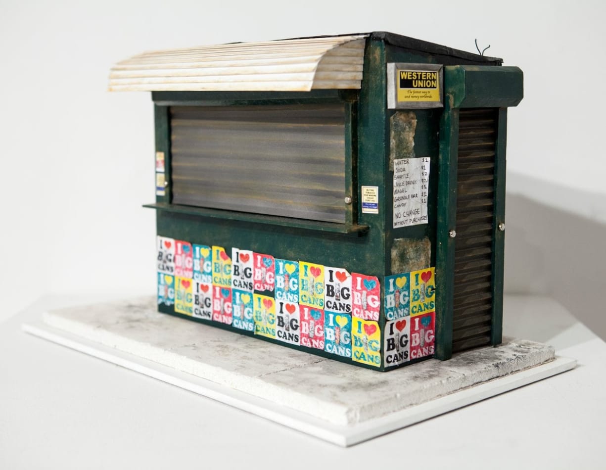 Drew Leshko miniature news stand