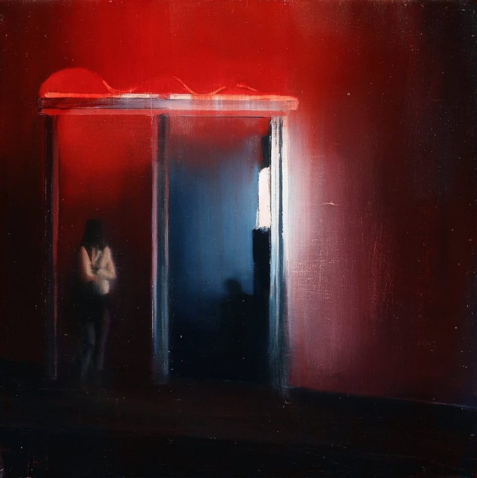 Brett Amory painting from 'waiting' series