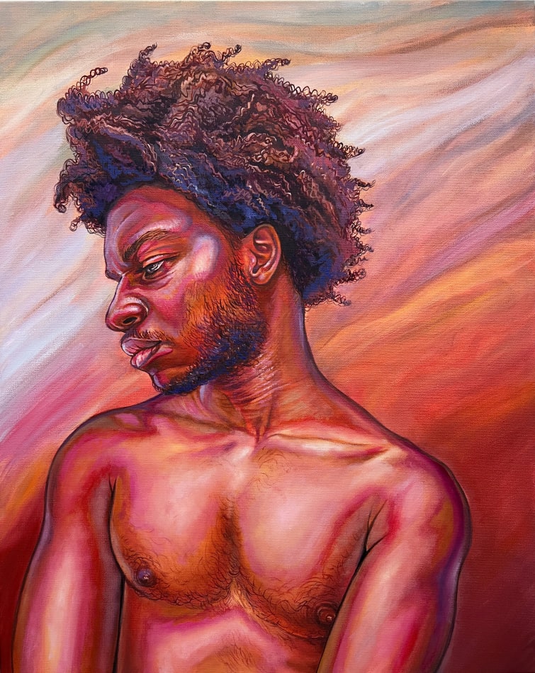 Portrait of a man by Lanise Howard.