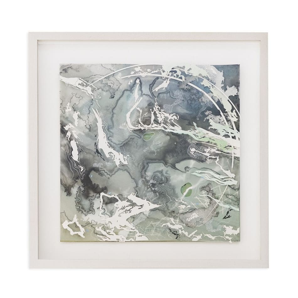 Gregory Euclide ink abstracted nature scene
