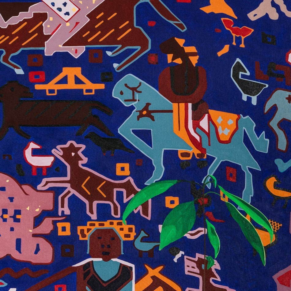 Detail image of painting