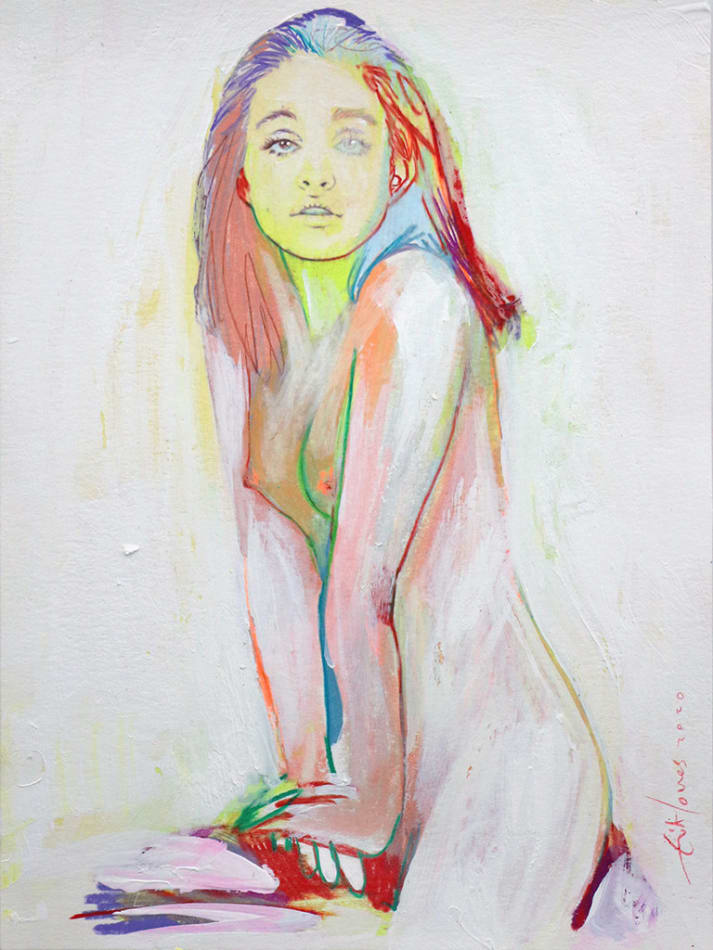 Erik Jones, Figure on Saddle, 2020