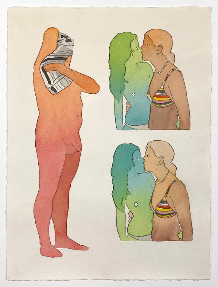 Dan Gluibizzi, Pool Kiss, 2020