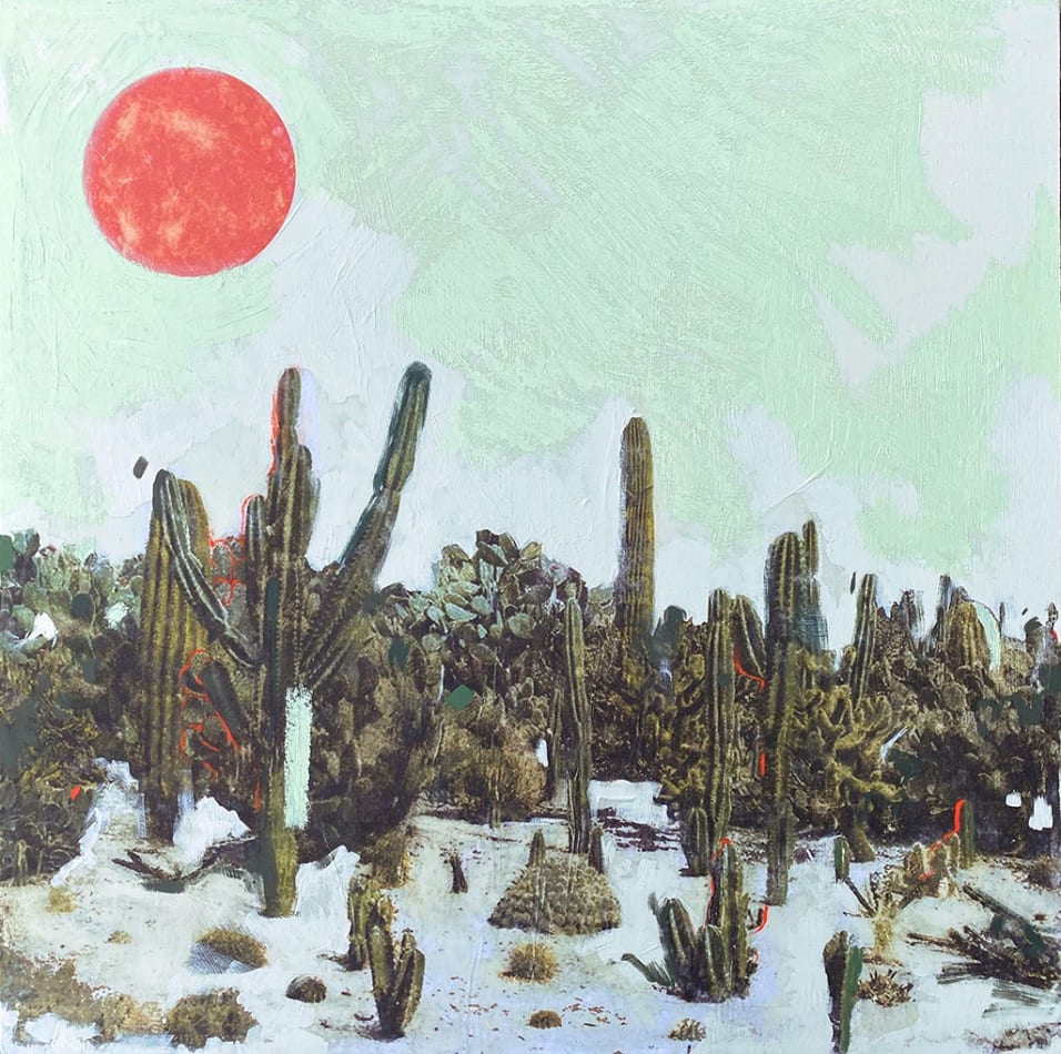 Lizzie Gill painting of cactus