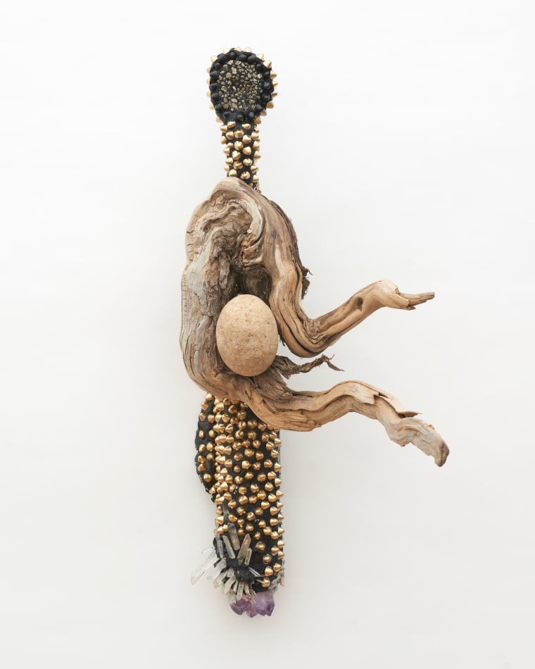 Lucien Shapiro, Holding His Head as Close to Her Heart Without Bleeding Spirit Totem, 2019
