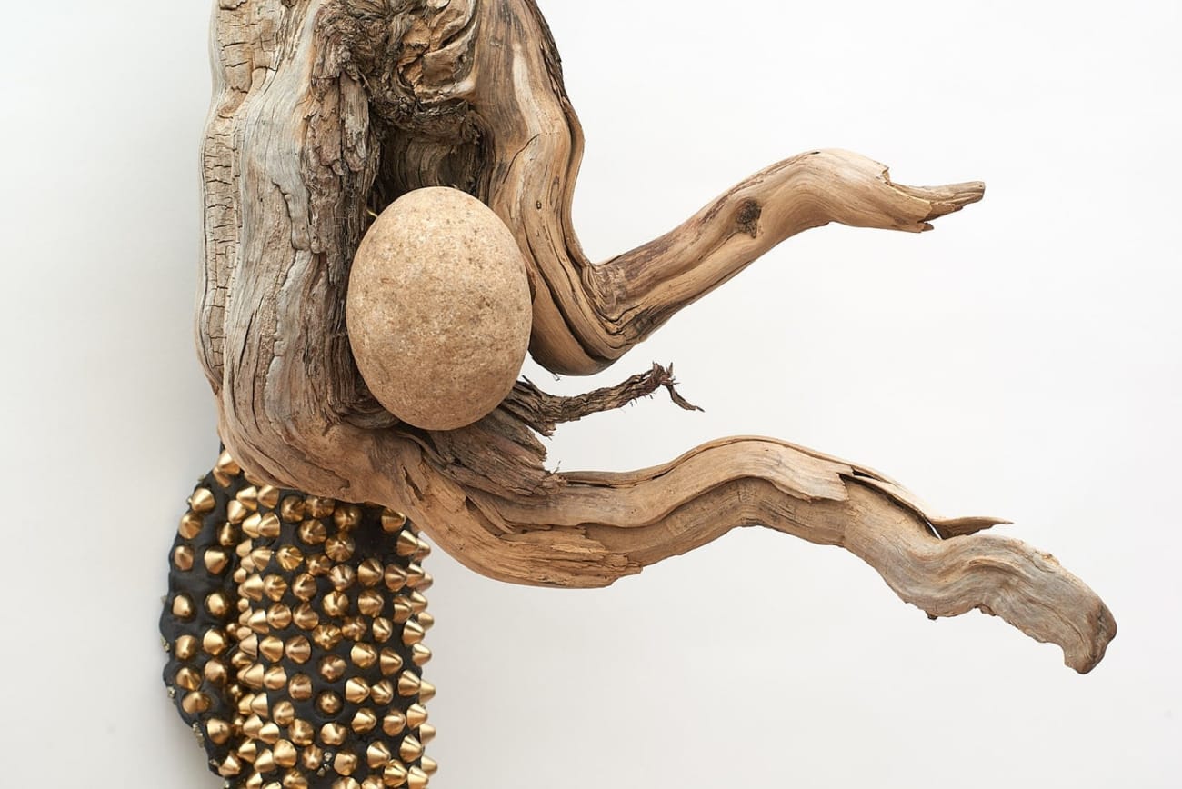 Lucien Shapiro, Holding His Head as Close to Her Heart Without Bleeding Spirit Totem, 2019