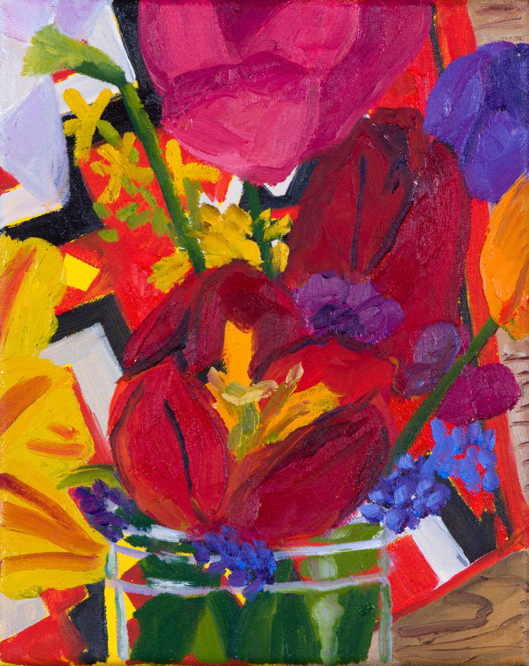 Anna Valdez, Garden Flowers, 2017