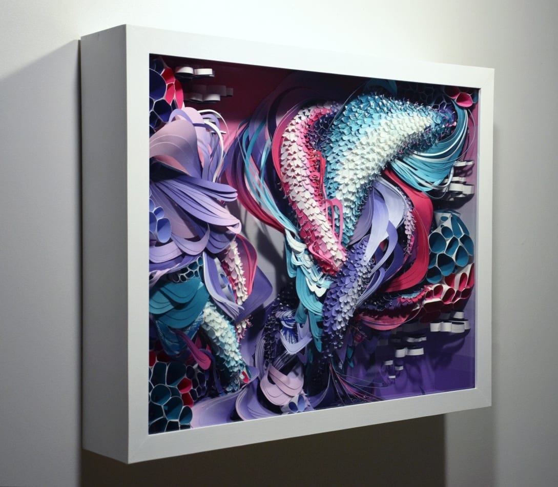 Crystal Wagner colorful biomorphic sculpture
