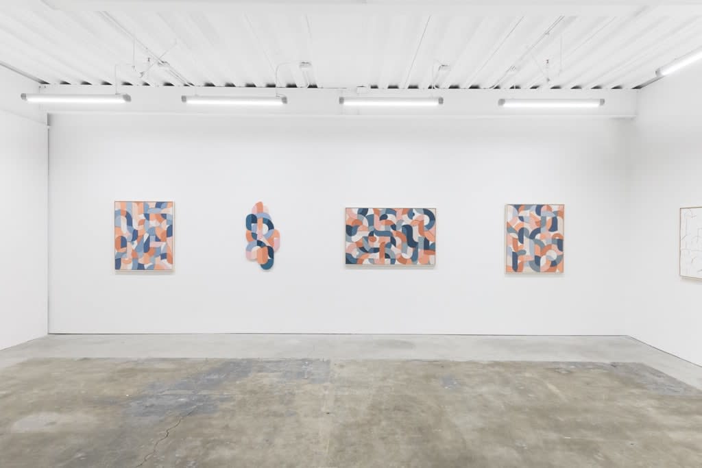 Installation view of Scott Albrecht's exhibition 