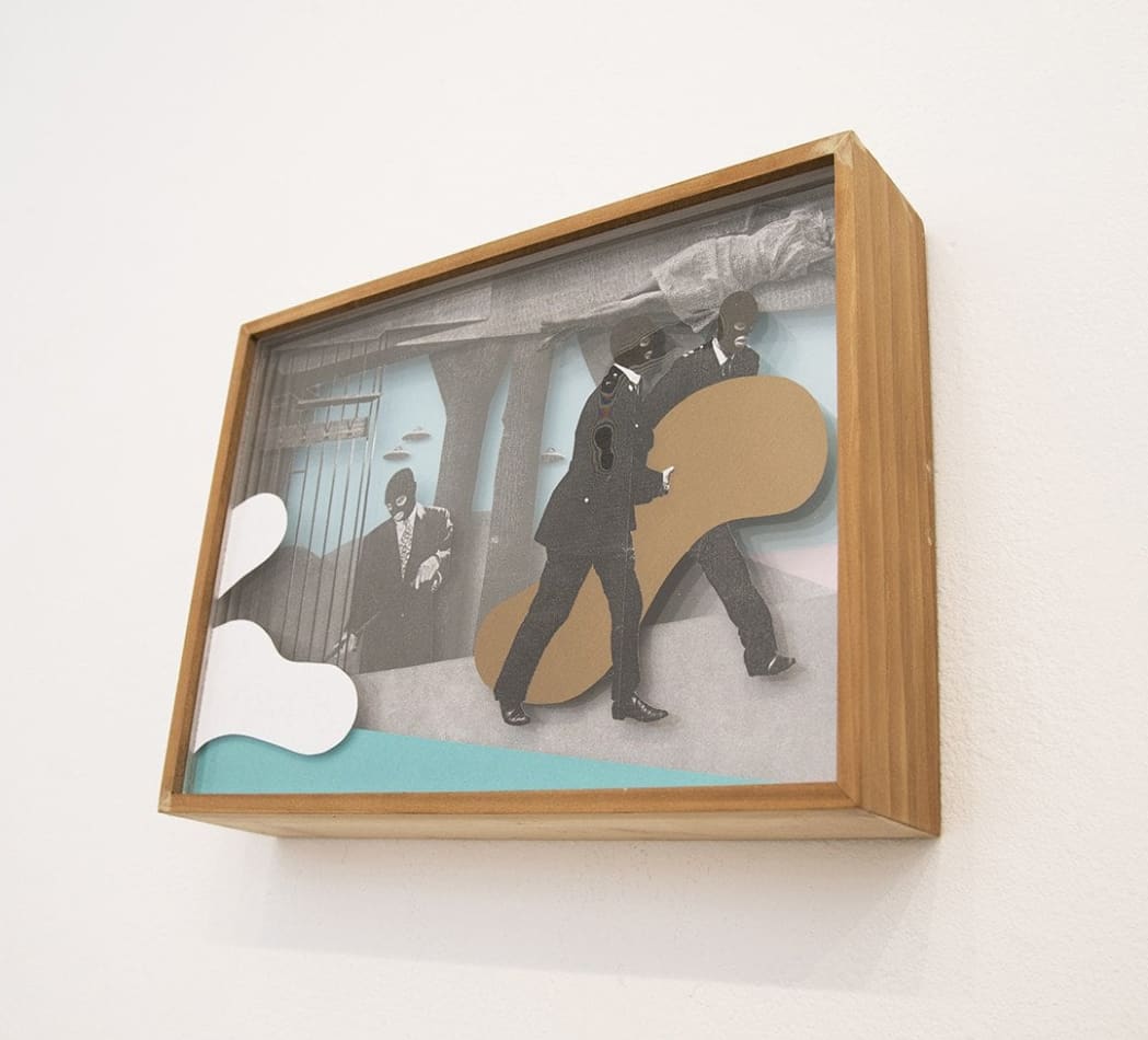 Mario Wagner collage of multiple figures
