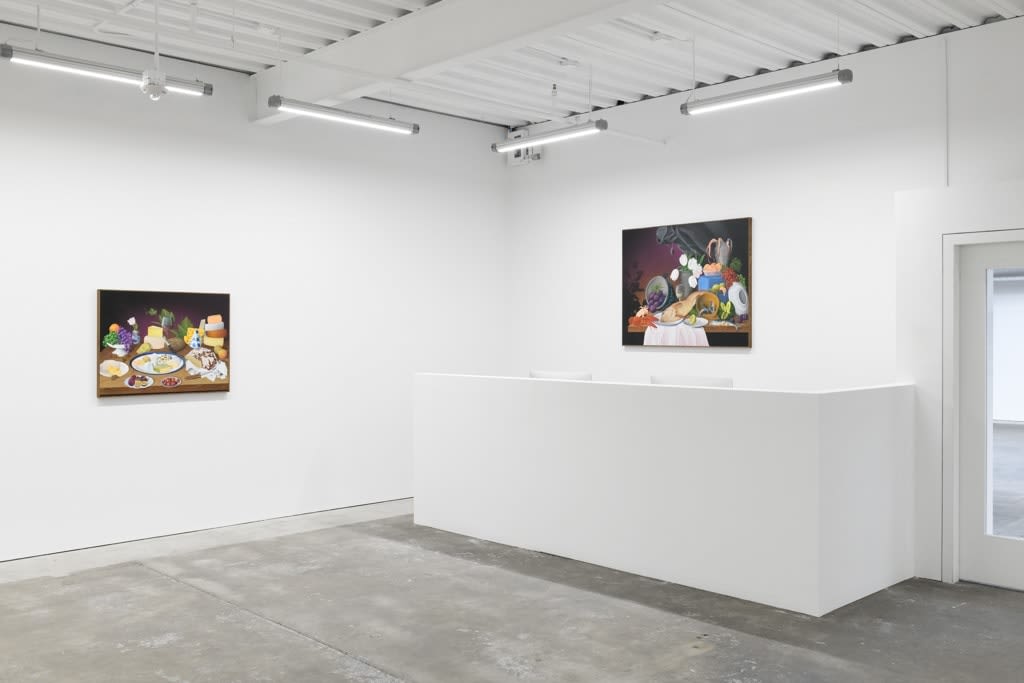 Install image of Sweet Bountiful Life. From left to right, 