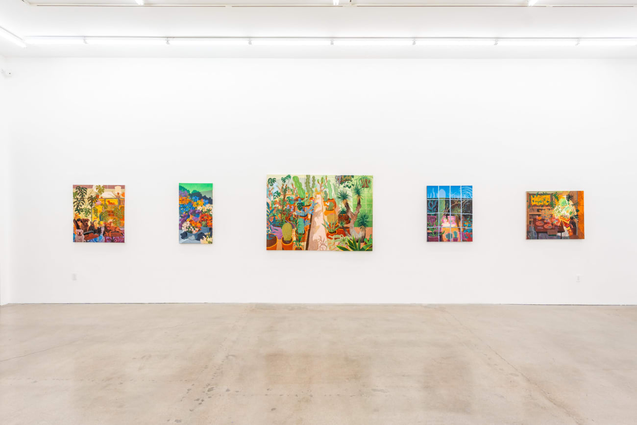 Installation image of Nicholas Bono Kennedy's artwork at Hashimoto Contemporary LA