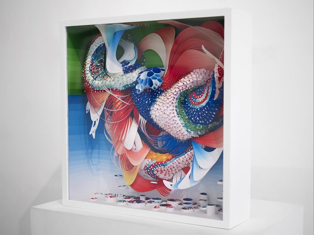Crystal Wagner abstract paper sculpture side