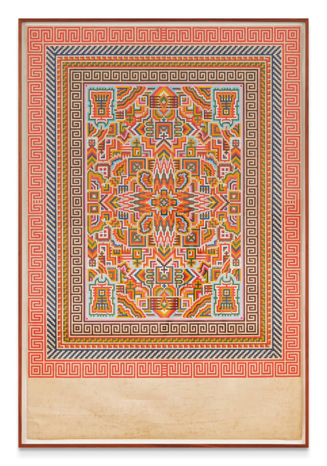 Matthew Craven drawing on paper