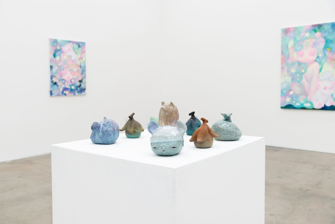 Installation view of So Youn Lee's work at Hashimoto Contemporary Los Angeles
