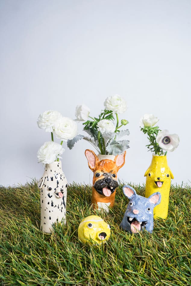 Katie Kimmel, Speckled Yellow Vase, 2019