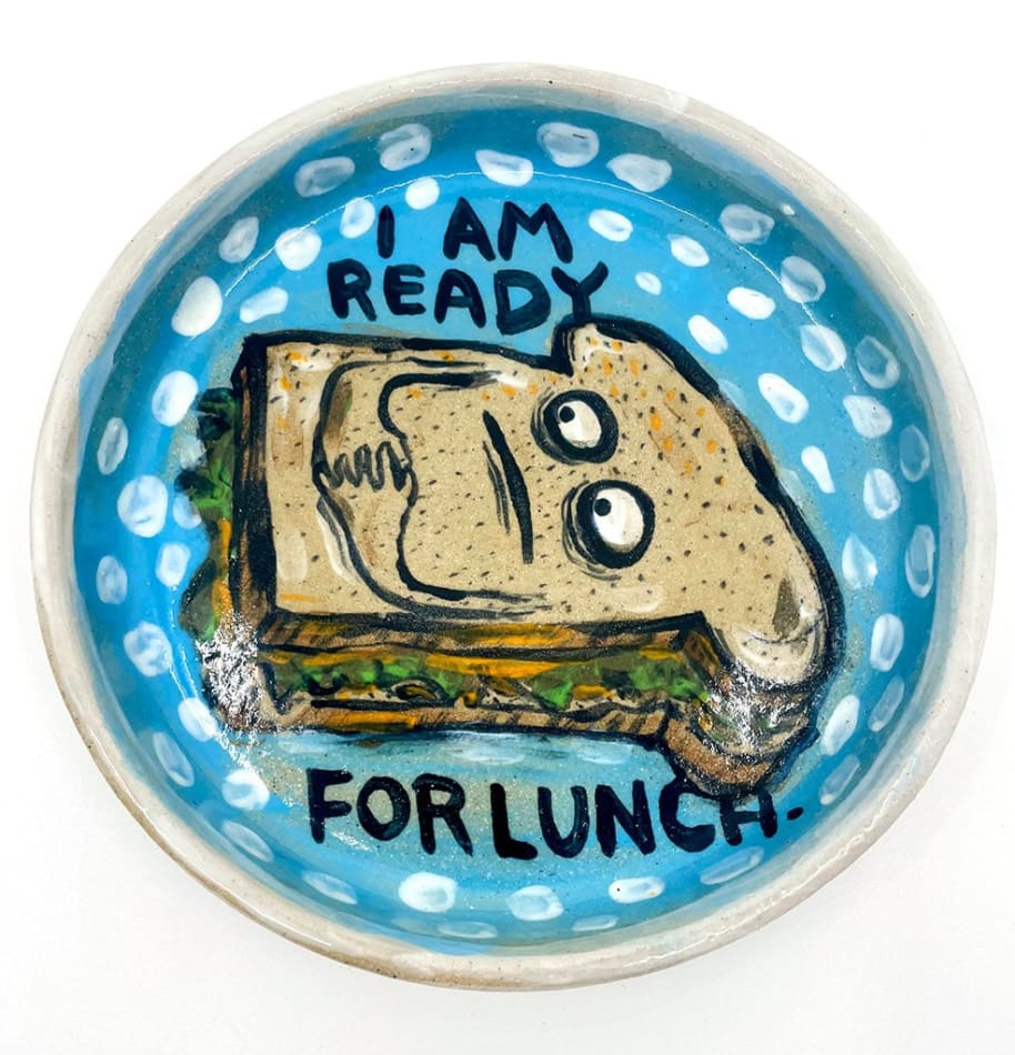 Dave Zackin, I am ready for lunch, 2022