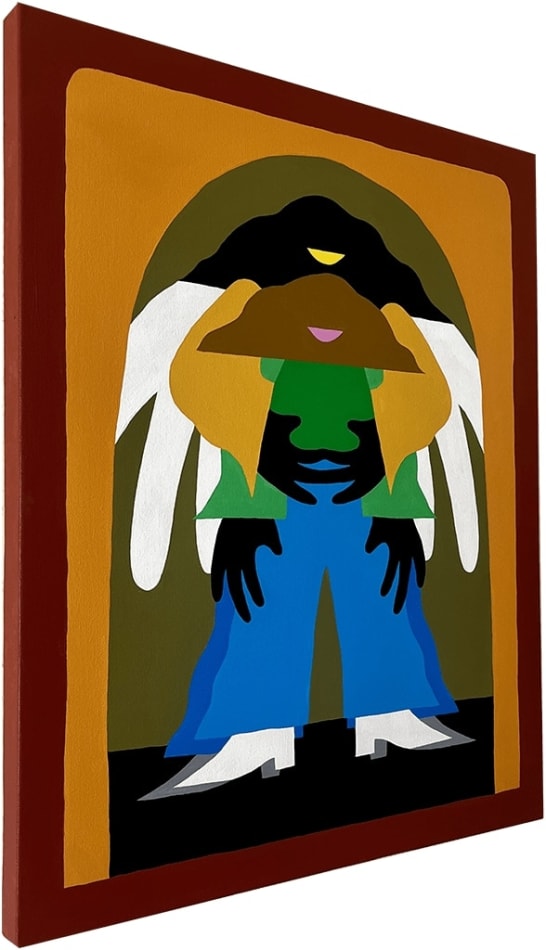 Marbie - side view of the painting