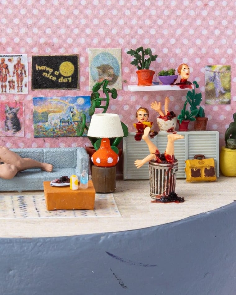 detail shot of artwork