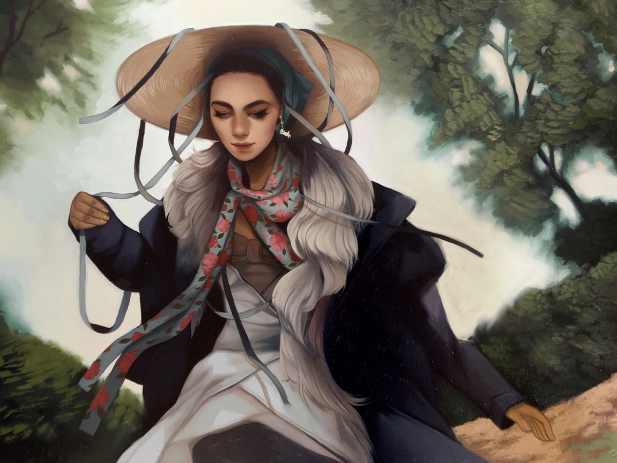 Kelsey Beckett, The Girl With The Lamb Earring, 2017