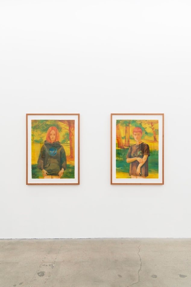 Installation image of Rachel Gregor's solo exhibition at Hashimoto Contemporary Los Angeles