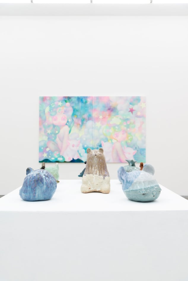 Installation view of So Youn Lee's work at Hashimoto Contemporary Los Angeles