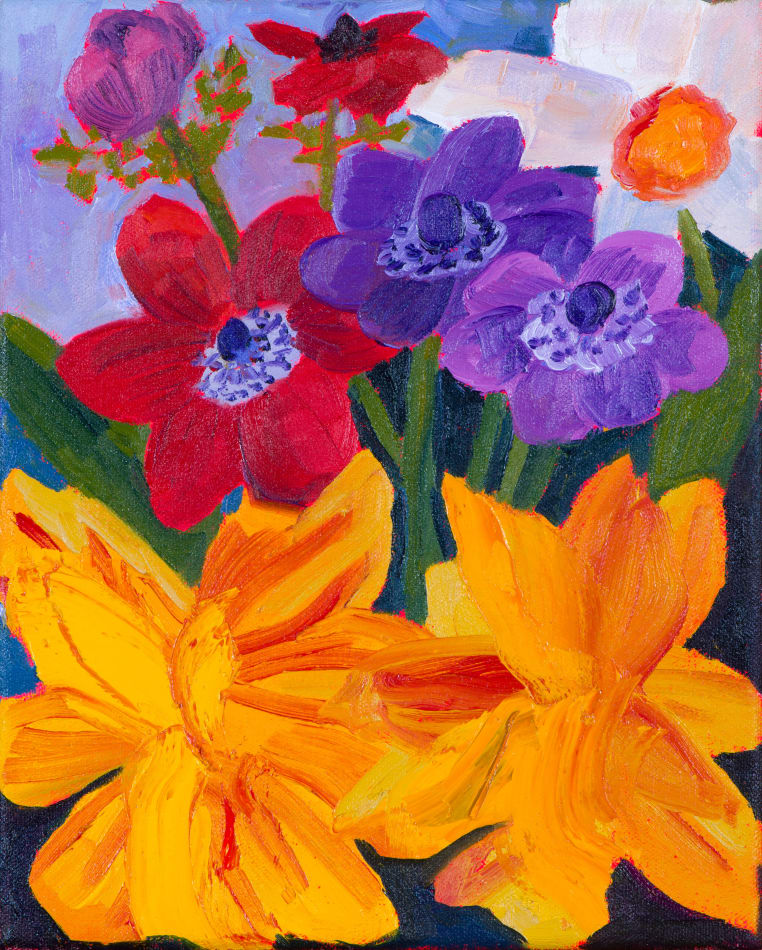 Anna Valdez, Garden Flowers Study, 2017
