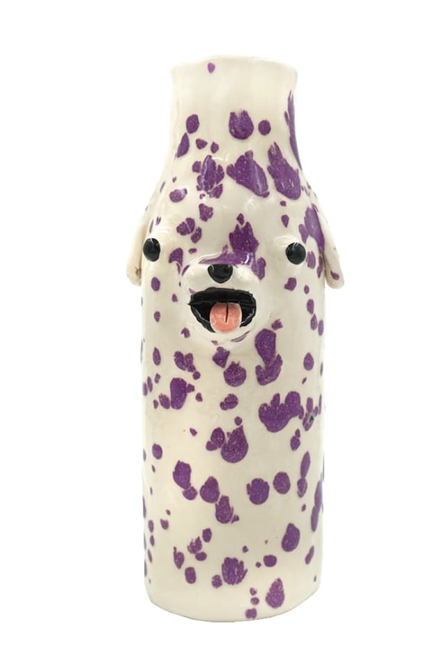 Katie Kimmel, Purple Dalmatian Vase, 2019