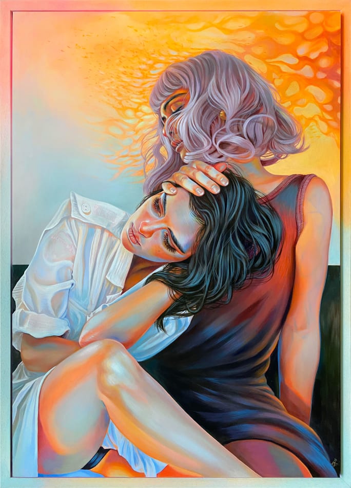 Martine Johanna original painting for sale Hashimoto Contemporary San Francisco art gallery