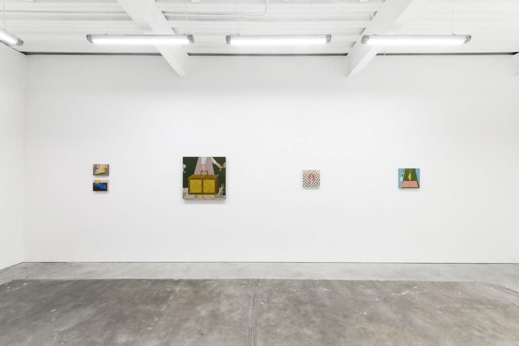 Installation view of Angela Burson's exhibition